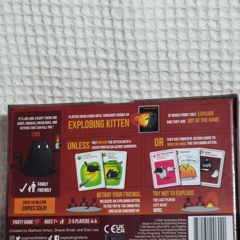 Exploding-Kittens Card Game NIB - Picture 2 of 3